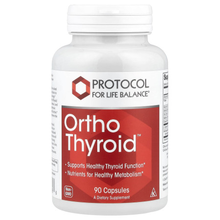 Підтримка щитовидної залози, Ortho Thyroid, Protocol for Life Balance, 90 капсул