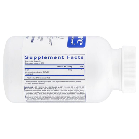 ДГЭА, DHEA, Pure Encapsulations, 10 мг, 180 капсул