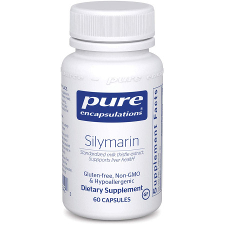 Силімарин, Silymarin, Pure Encapsulations, 250 мг, 60 капсул