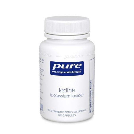 Йод (йодид калия), Iodine (potassium iodide), Pure Encapsulations, 120 капсул