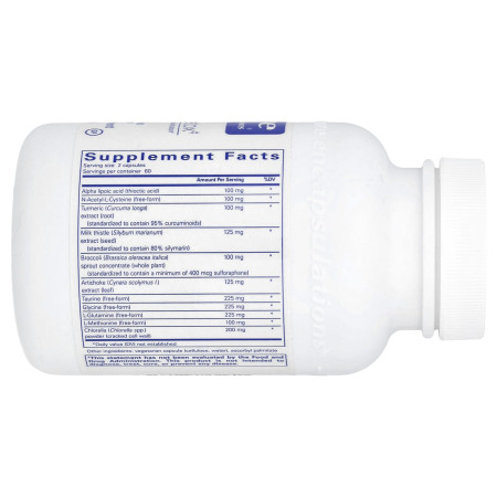 Підтримка детоксикації печінки та глюкози, Liver-G.I. Detox, Pure Encapsulations, 120 капсул