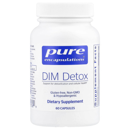 Дииндолилметан (DIM), DIM Detox, Pure Encapsulations, поддержка детоксикации, 60 капсул