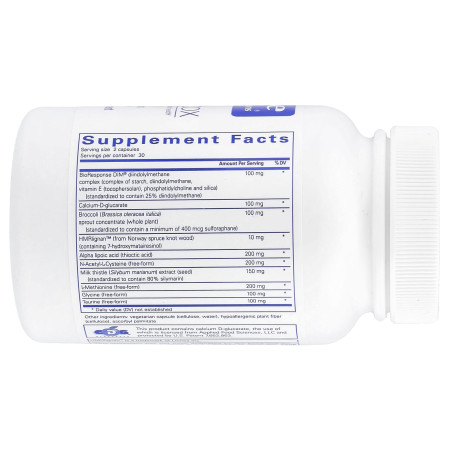 Дииндолилметан (DIM), DIM Detox, Pure Encapsulations, поддержка детоксикации, 60 капсул