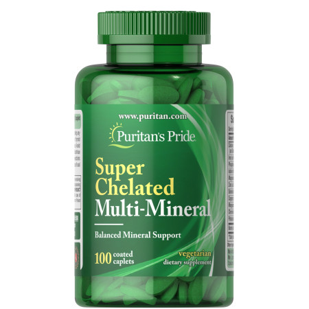Мультимінеральний комплекс, Multi Mineral, Puritan's Pride, 100 каплет