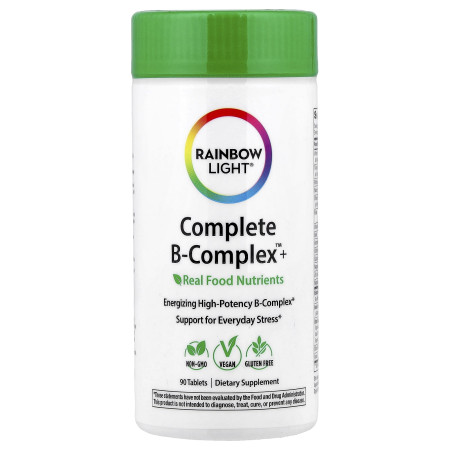 Вітаміни групи В, Complete B-Complex, Rainbow Light, 90 таблеток
