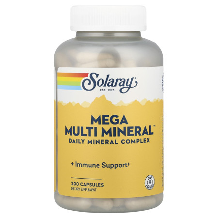 Мультимінеральний комплекс, Mega Multi Mineral™, Solaray, 200 капсул