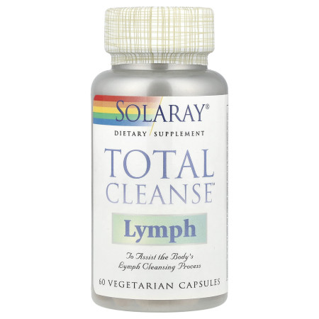 Очищення лімфи, Total Cleanse Lymph, Solaray, 60 вегетаріанських капсул
