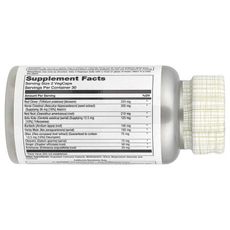 Очищення лімфи, Total Cleanse Lymph, Solaray, 60 вегетаріанських капсул