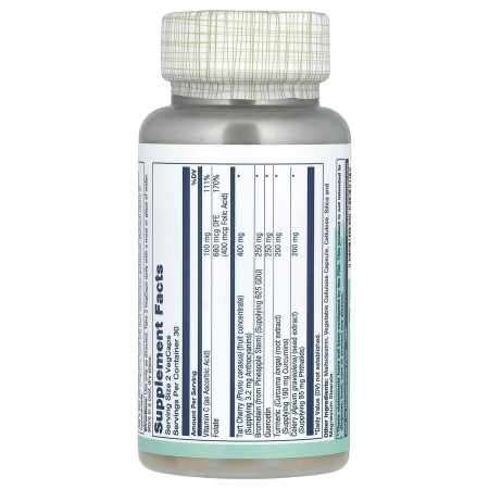 Виведення сечової кислоти, Total Cleanse, Uric Acid, Solaray, 60 вегетаріанських капсул