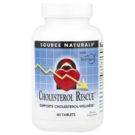 Фітостероли, Cholesterol Rescue, Source Naturals, 60 капсул