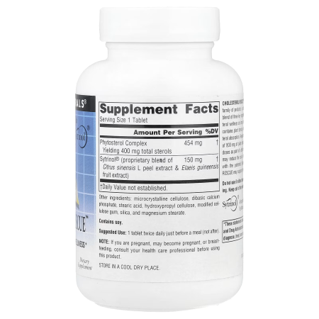 Фитостеролы, Cholesterol Rescue, Source Naturals, 60 капсул