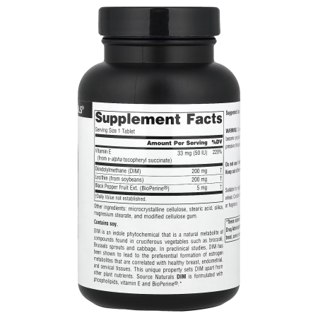 Диіндолілметан, DIM, Source Naturals, 200 мг, 60 таблеток