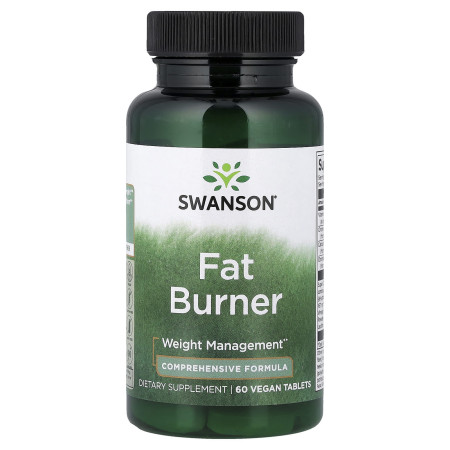 Жироспалювач, Fat Burner, Swanson, 60 таблеток