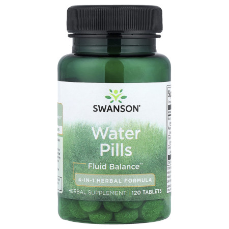 Сечогінний засіб, Water Pills, Swanson, 120 таблеток