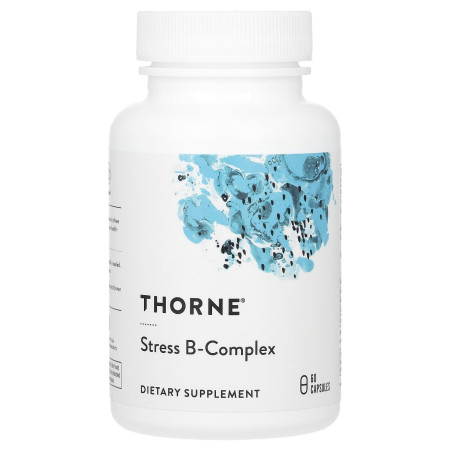 Стрес В комплекс, Stress B-Complex, Thorne Research, 60 капсул