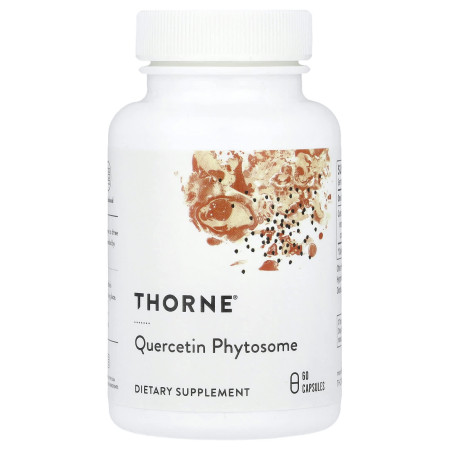 Кверцетин фітосоми, Quercetin Phytosome, Thorne, 60 капсул (250 мг на капсулу)