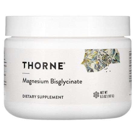 Магний бисглицинат, Magnesium Bisglycinat, Thorne, 187 г