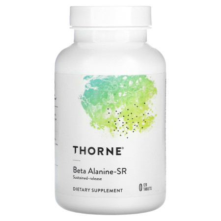 Бета-аланин, Beta Alanine-SR, Thorne ,120 таблеток (800 мг на таблетку)