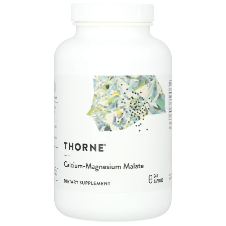 Кальций и магний малат, Calcium-Magnesium Malate, Thorne, 240 капсул