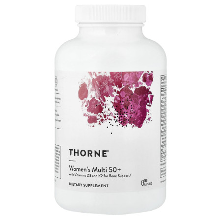 Мультивитамины для женщин 50+, Women's Multi, Thorne, 180 капсул