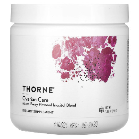 Поддержка здоровой функции яичников, Ovarian Care, Thorne, вкус ягодной смеси, 214 г