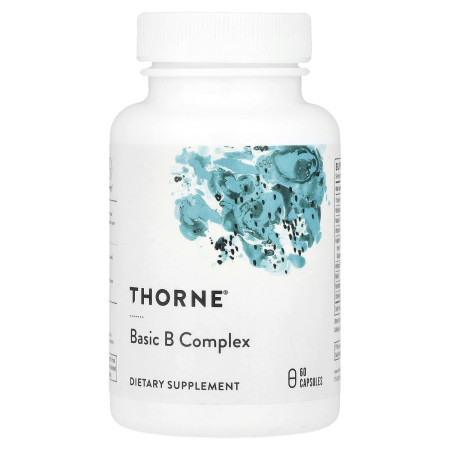 Вітаміни групи B, Basic B Complex, Thorne, 60 капсул