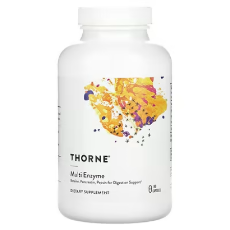Мультиферментний комплекс, Multi Enzyme, Thorne, 180 капсул
