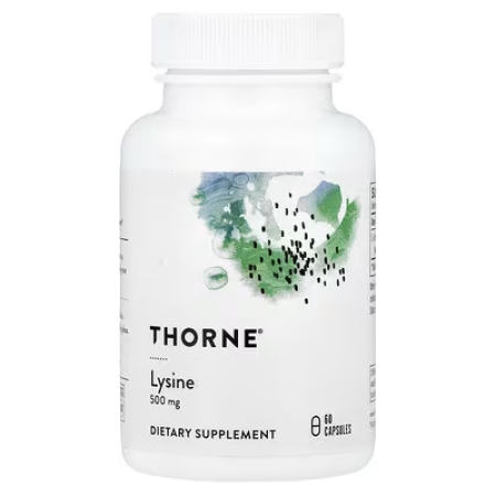 Лізин, L-Lysine, Thorne, 60 капсул