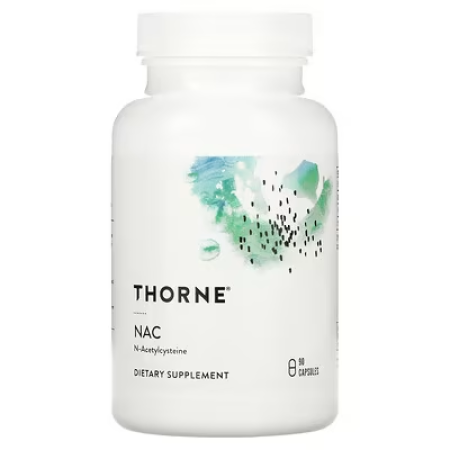 Ацетилцистеїн, NAC, Thorne, 90 капсул