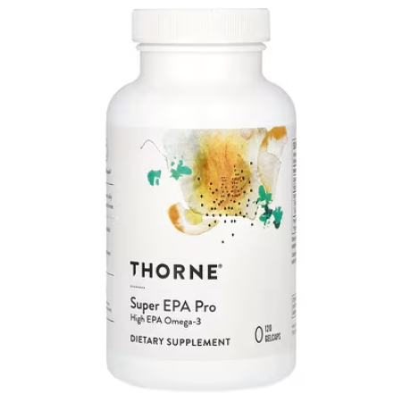 ЕПК (ейкозапентаєнова кислота), Super EPA Pro, Thorne, 120 капсул