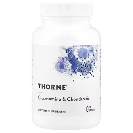 Глюкозамін хондроїтин, Glucosamine & Chondroitin, Thorne, 90 капсул