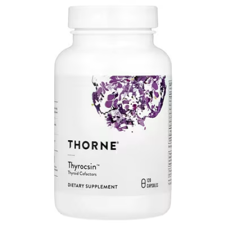 Підтримка щитовидної залози, Thyrocsin, Thorne, 120 капсул
