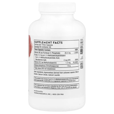 Поддержка метилирования, Methyl-Guard, Thorne, 180 капсул