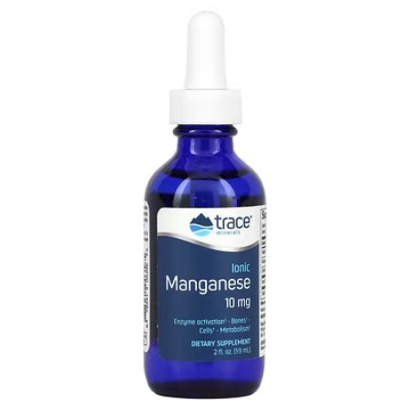Марганець іонний, Liquid Ionic Manganese, Trace Minerals Research, 10 мг, 59 мл