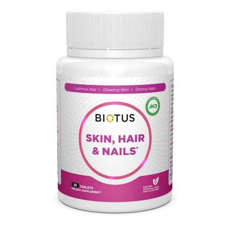 Волосся, шкіра та нігті, Hair, Skin & Nails, Biotus, 30 таблеток