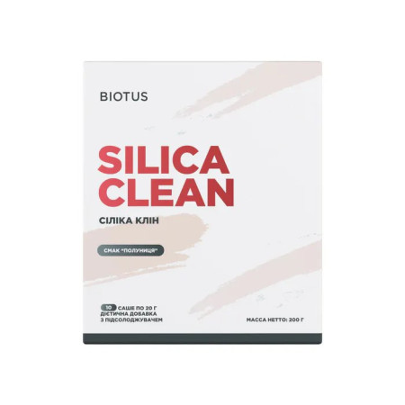 Сіліка Клін, Silica Clean, Biotus, 10 саше (по 20 г кожний)
