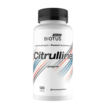 Цитрулін, Citrulline, Biotus, 700 мг, 120 капсул
