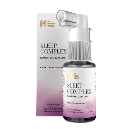 Комплекс для сну, Sleep Complex, My Nutri Week, смак гранату та манго, 25 мл