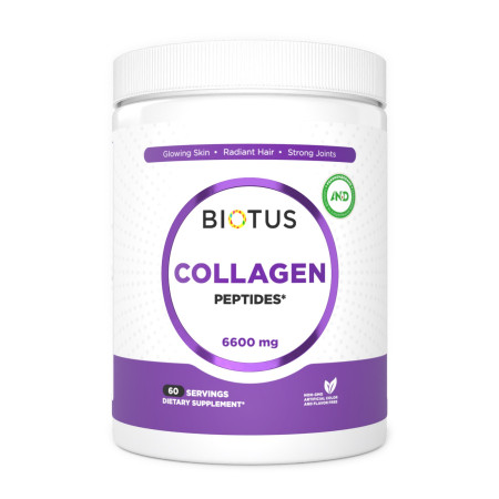 Колагенові пептиди, тип 1 і 3, Collagen Peptides, Biotus, 396 г