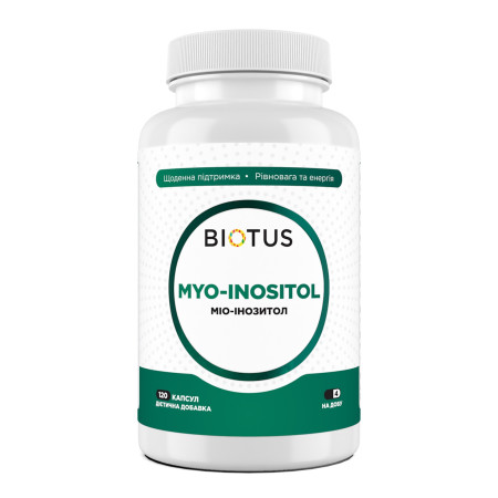 Міо-інозитол, Myo-Inositol, Biotus, 120 капсул